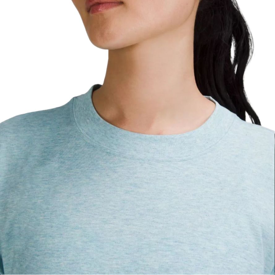 

Футболка-платье All Yours Vitasea с коротким рукавом Lululemon, смешанный цвет Cirrus Blue
