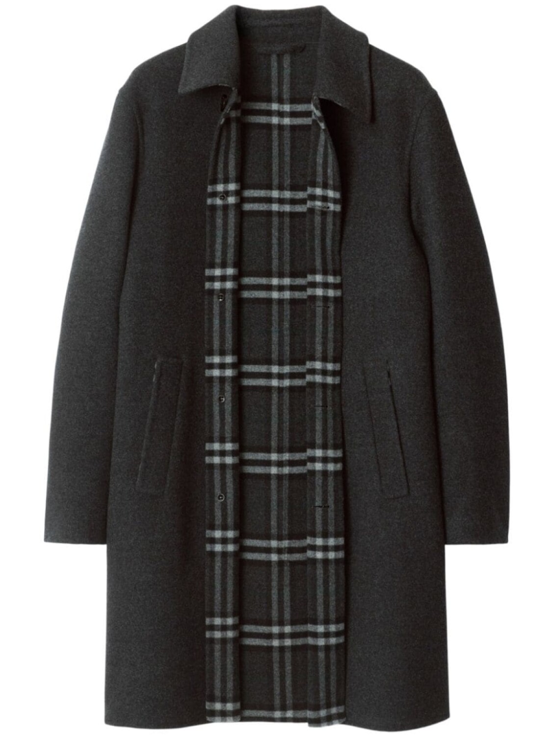 

Burberry автомобильное пальто, серый