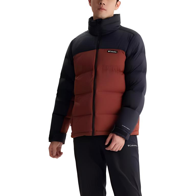 

Columbia Мужская куртка Omni Heat Down Jacket Brown Black, Черный, Columbia Мужская куртка Omni Heat Down Jacket Brown Black