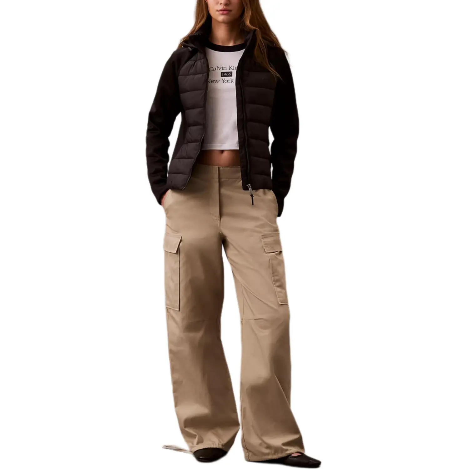 

Calvin Klein Пуховик женский черный, Black