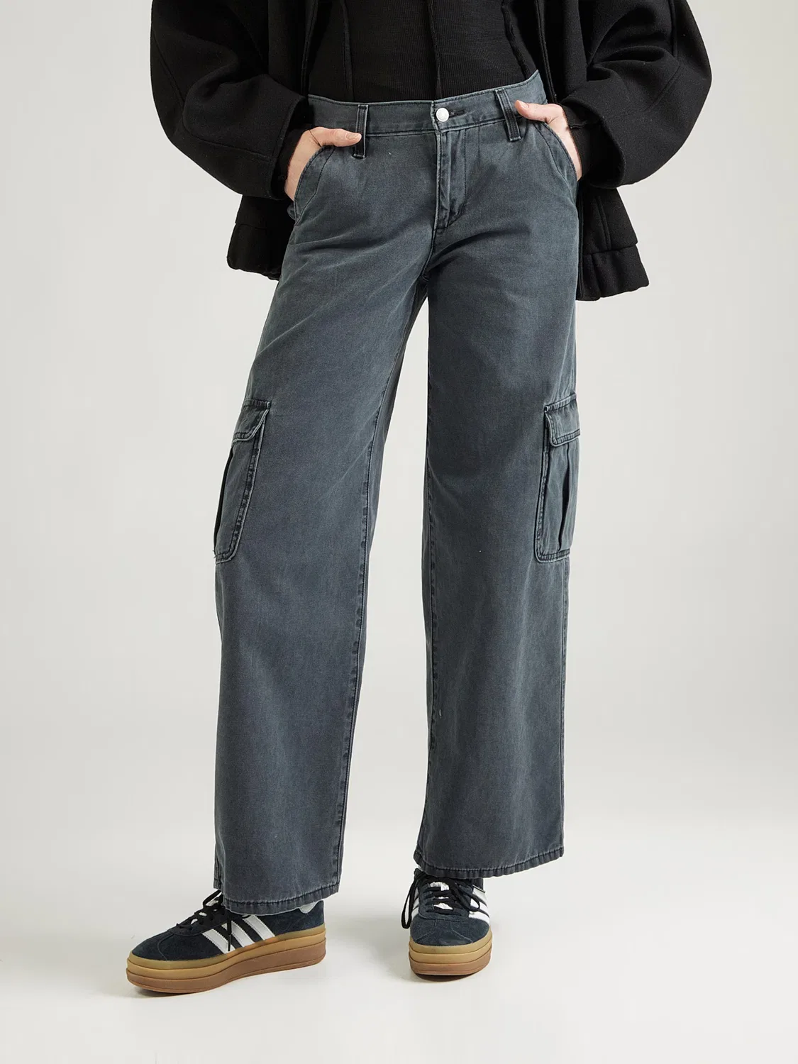 Свободные джинсы-карго 'SUPERLOW LOOSE CARGO ND' Levi'S , Dark Blue — фото 3