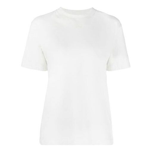 

Футболка ss21 solid color round neck pullover short sleeve ordinary version white Off-White, белый