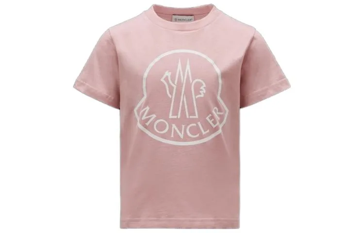 Футболка для детей с круглым вырезом Moncler, розовый