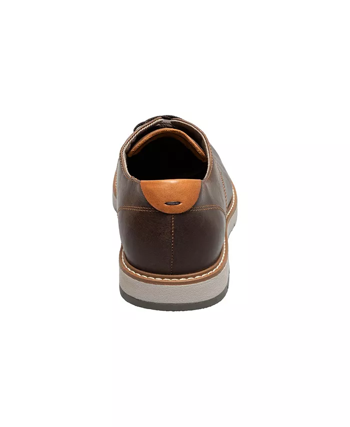 Мужские классические оксфорды Vibe Plain Toe на шнуровке Florsheim, коричневый — фото 4