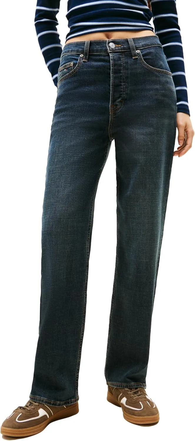 

Tommy Jeans Women's Layla джинсы с высокой посадкой и прямым силуэтом