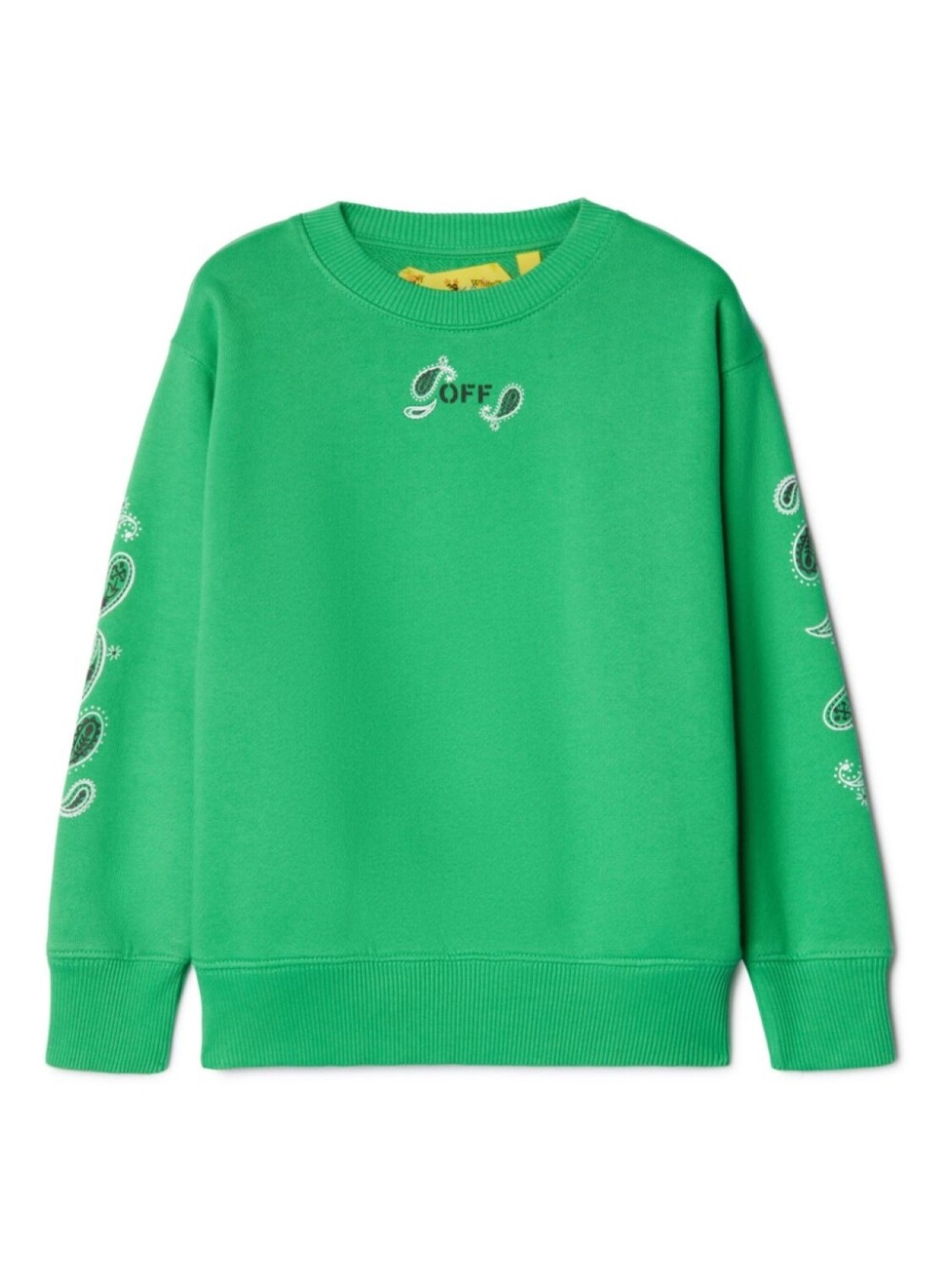 

Off-White Kids толстовка с принтом, зеленый