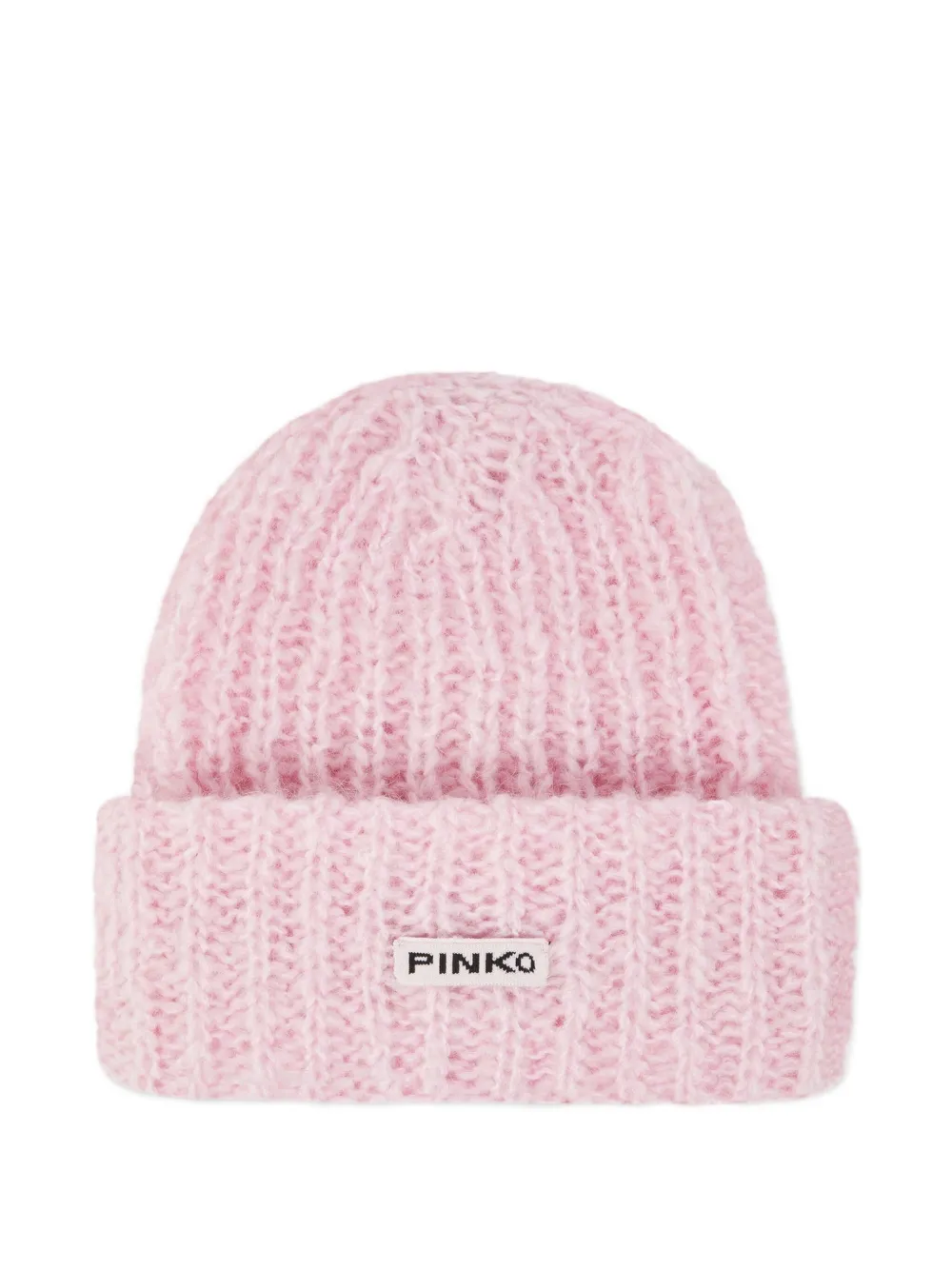 

Шапка бини в рубчик PINKO, розовый
