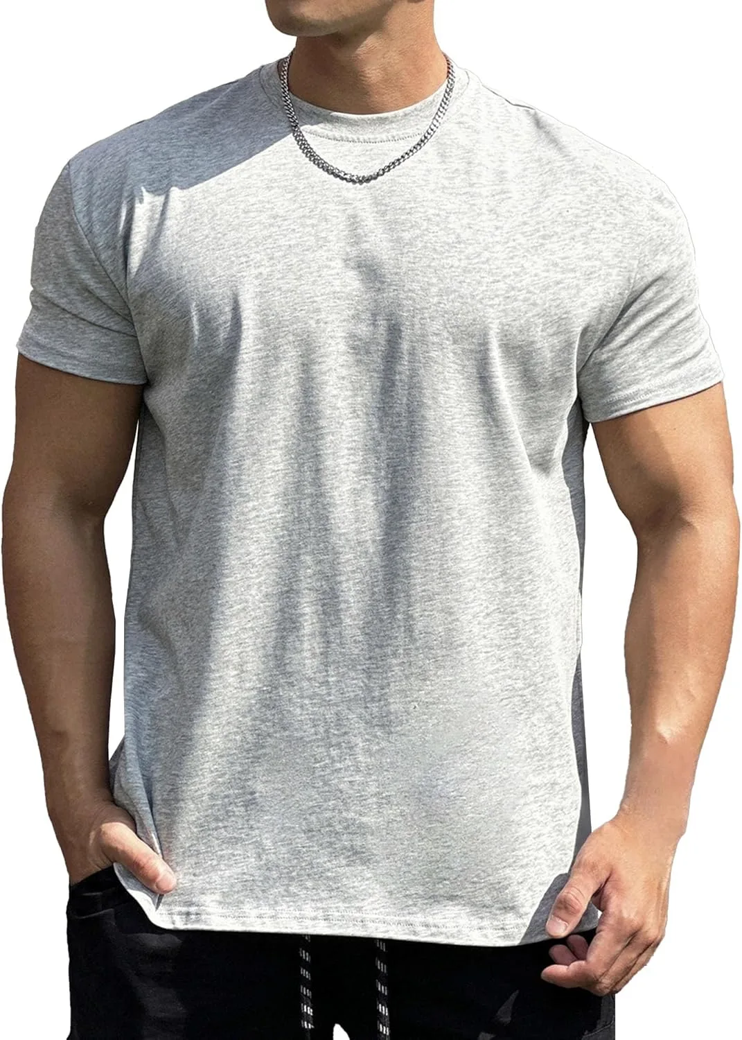 

Мужская свободная хлопковая футболка для фитнеса и баскетбола Zylphorix