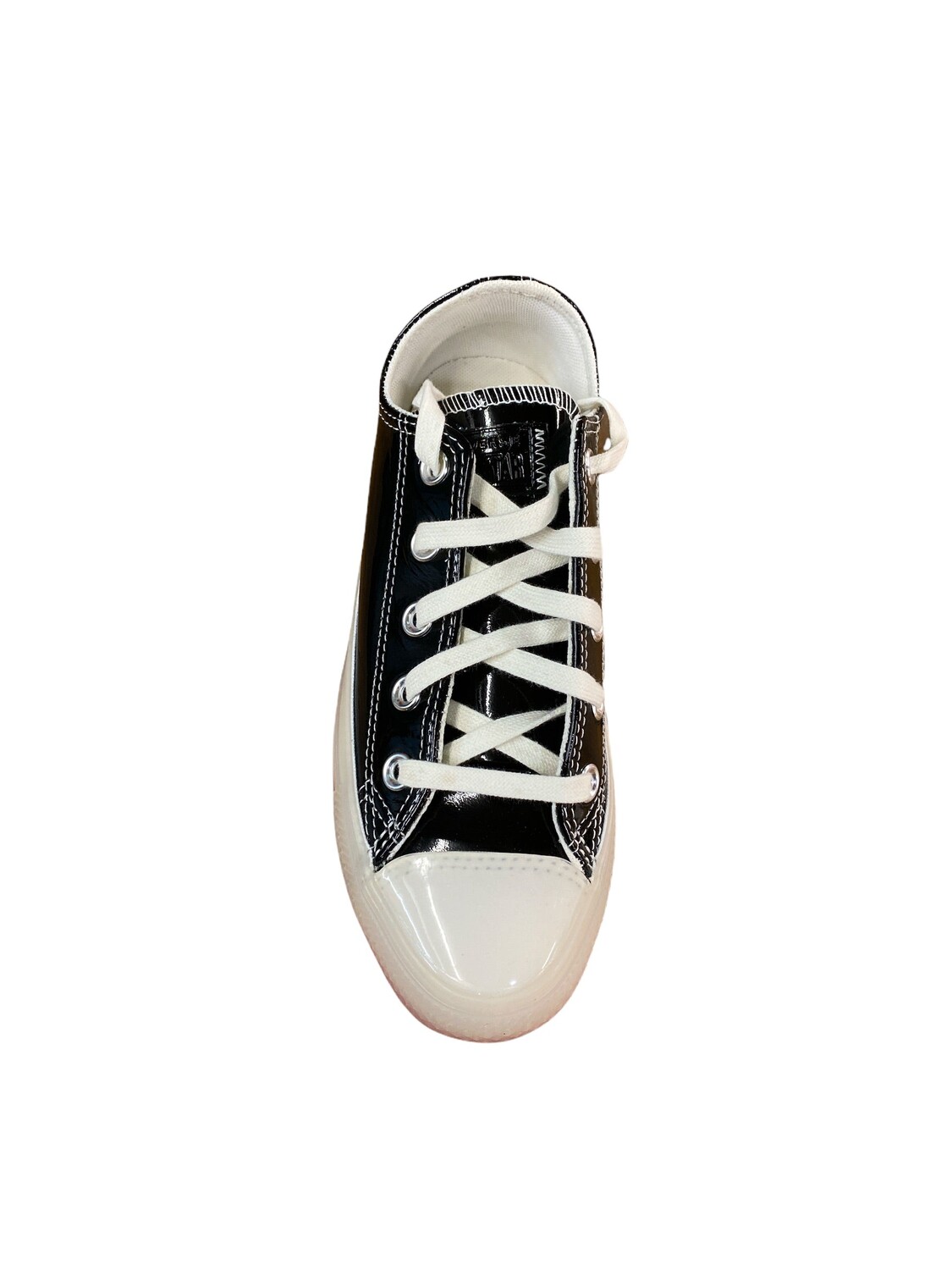 Черно-белые низкие кеды унисекс Converse Chuck Taylor All Star OX, черный — фото 3