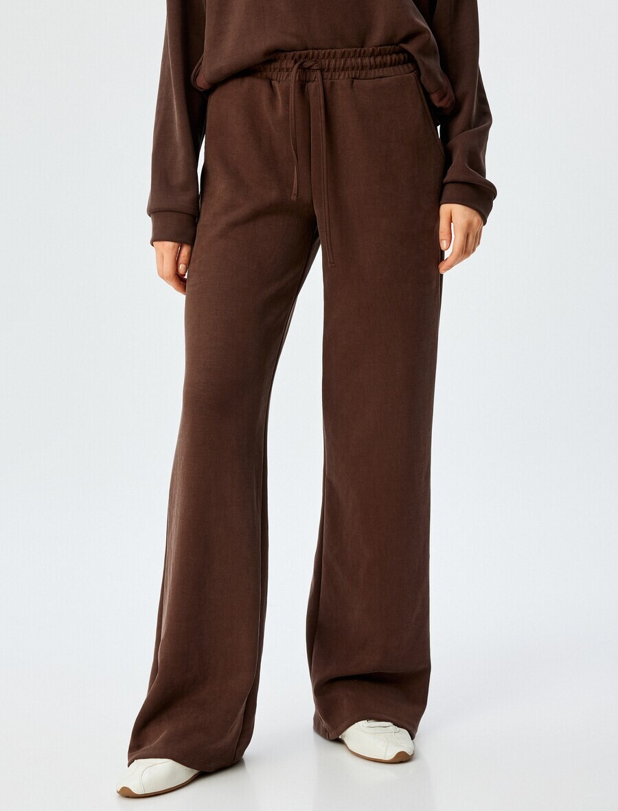 

Спортивные штаны Koton Wide leg Pants, коричневый