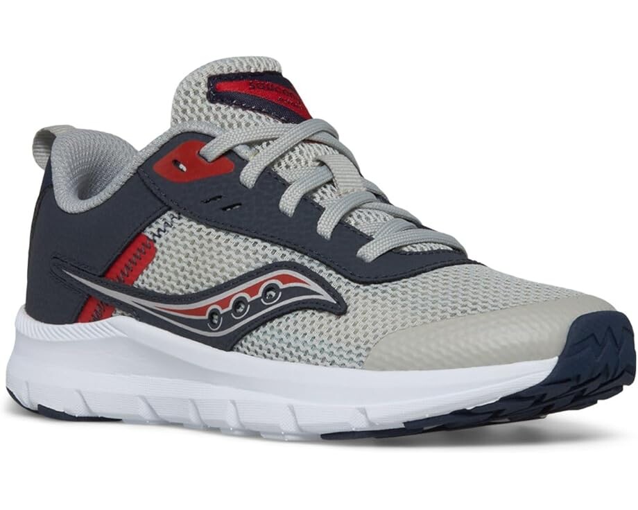 

Кроссовки Saucony Kids Axon KDZ, цвет Grey/Navy/Red