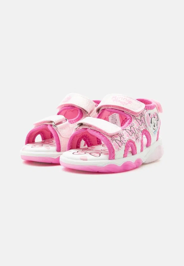 Туфли минни маус, моргающие, сандалии для ходьбы Friboo, Pink — фото 2