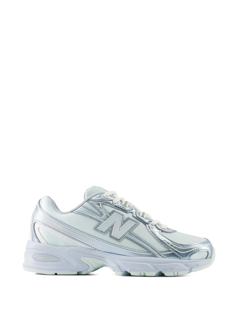 Кроссовки 740 с кружевной сетчатой вставкой New Balance Kids, белый — фото 2