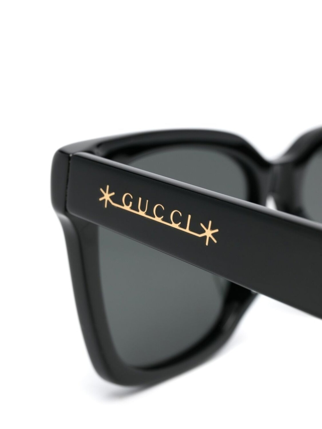 Солнцезащитные очки в квадратной оправе с логотипом Gucci Eyewear, черный — фото 3