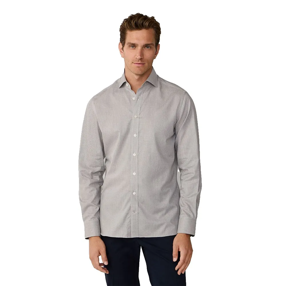 

Рубашка с длинным рукавом Hackett Flannel Puppytooth, серый