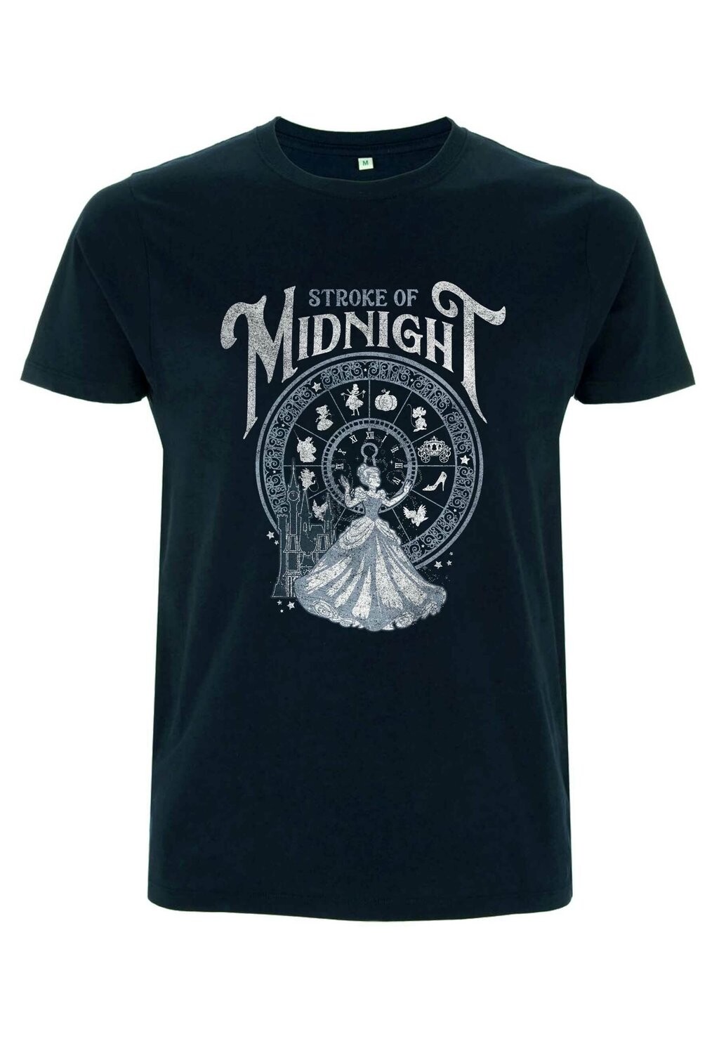 

Футболка с принтом DISNEY CINDERELLA STROKE OF MIDNIGHT UNISEX Henry Tiger, темно-синий