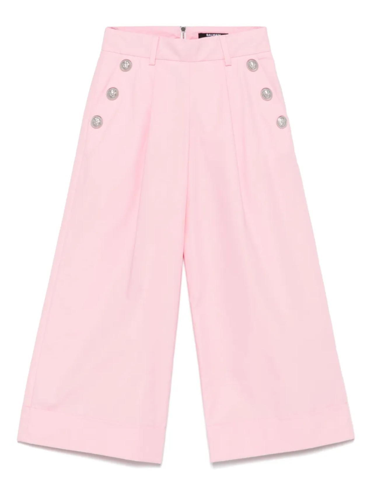 

Balmain Kids брюки широкого кроя, розовый