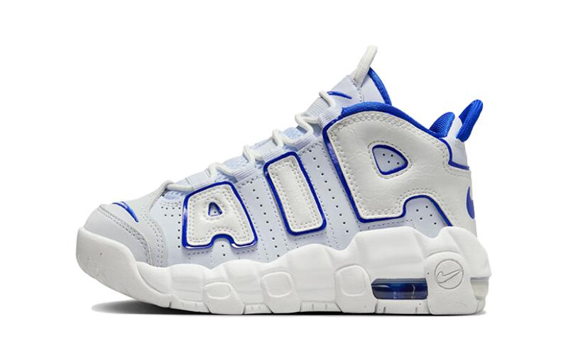 

Детские баскетбольные кроссовки Nike Air More Uptempo PS, White/Blue