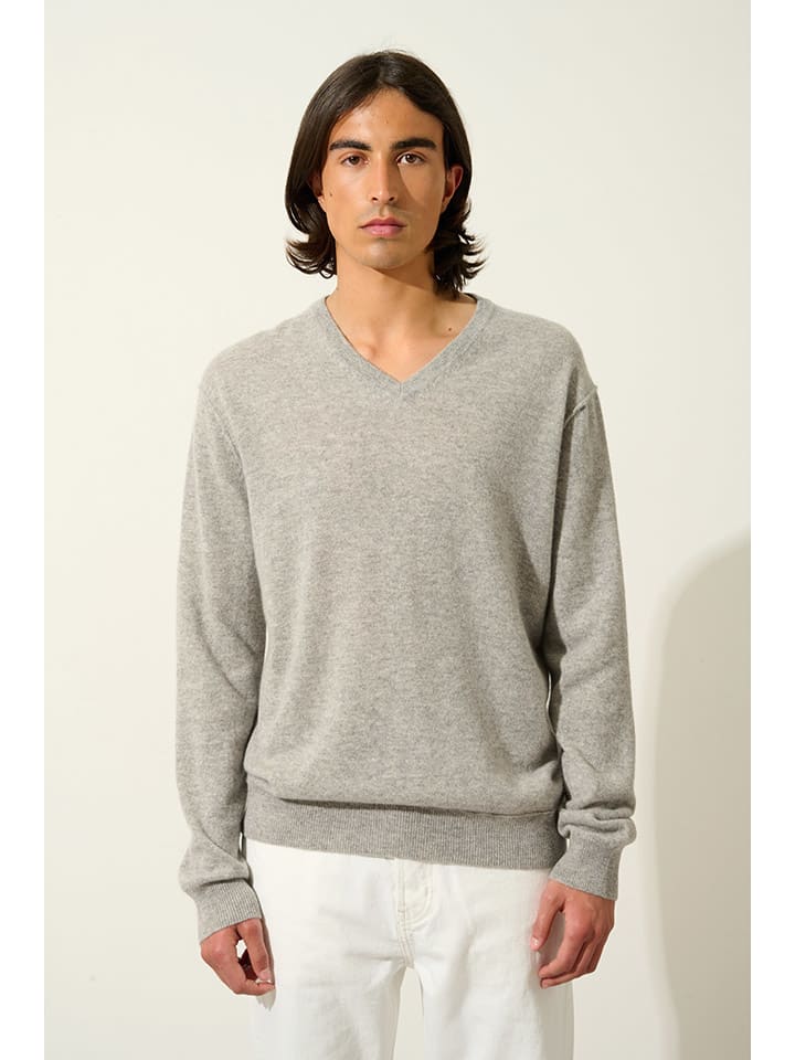 

Кашемировый пуловер AUTHENTIC CASHMERE, светло-серый