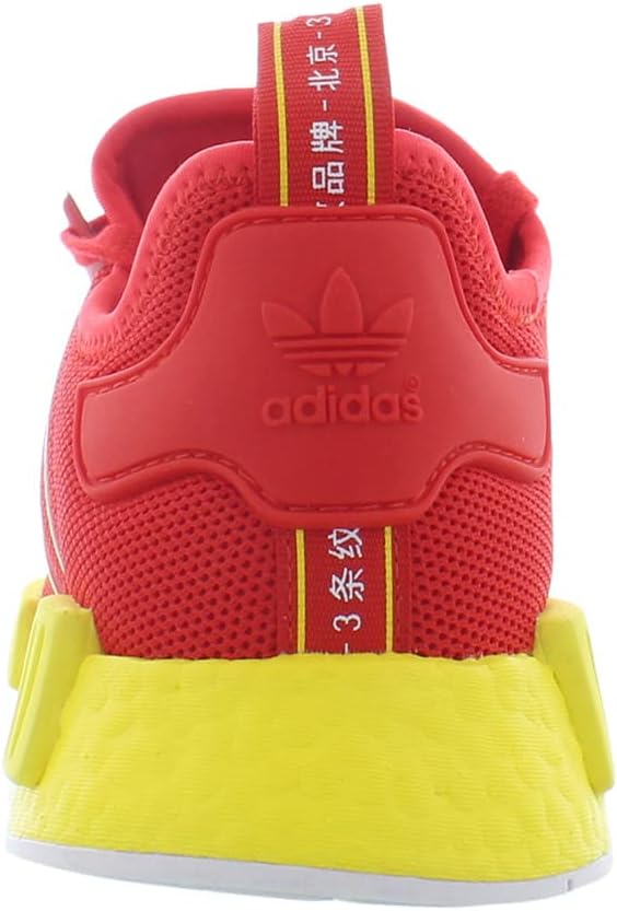 Кроссовки adidas NMDr1 для мужчин, красный/желтый/ярко-желтый — фото 3