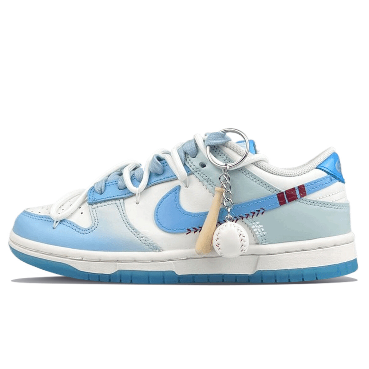 

Кроссовки Nike Dunk Skateboarding Shoes Unisex Low-top Blue, синий