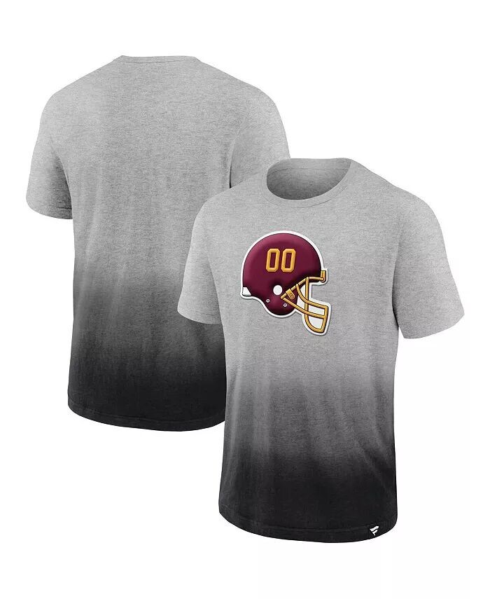 

Мужская серо-черная футболка Washington Football Team Team с эффектом омбре Fanatics