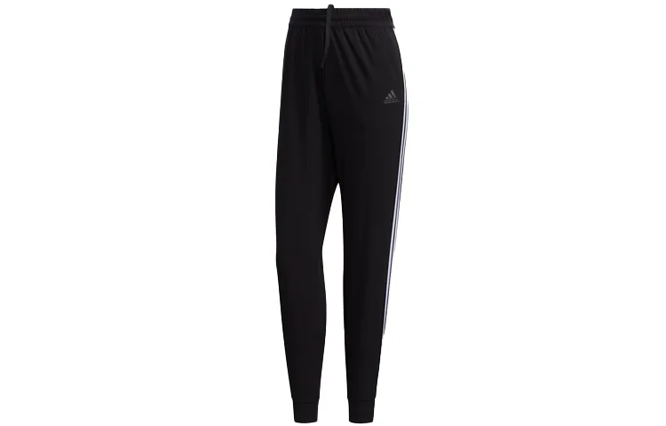 Вязаные спортивные штаны женские Adidas, Black/Carbon Black