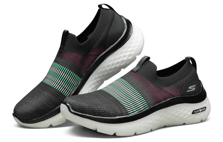 GO WALK Series Slip-on Shoe женские низкие черные/многоцветные Skechers — фото 3