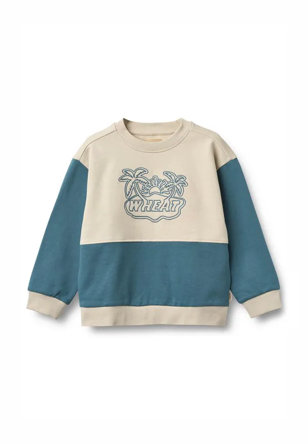 Толстовка с длинными рукавами steff Wheat, Blue Teal