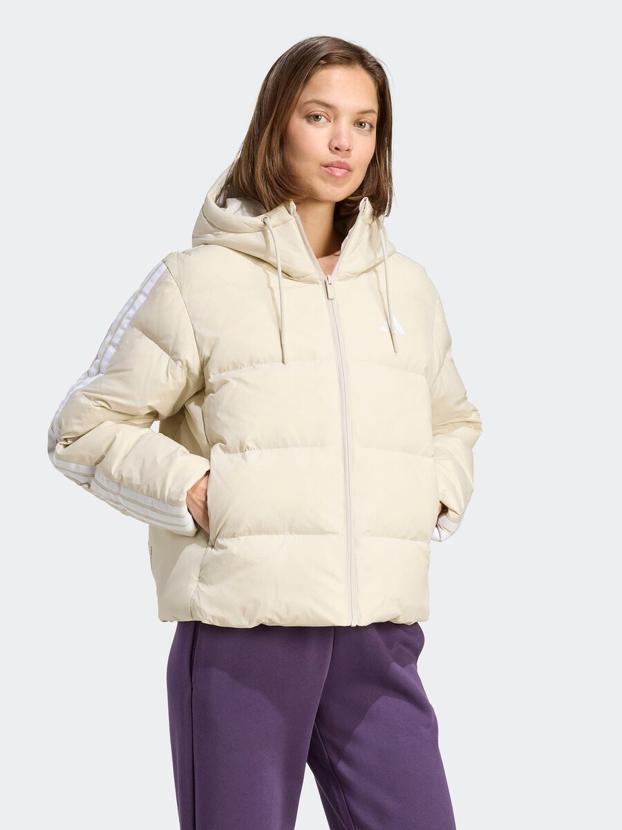 Куртка для активного отдыха ADIDAS SPORTSWEAR ESS, Cream — фото 4