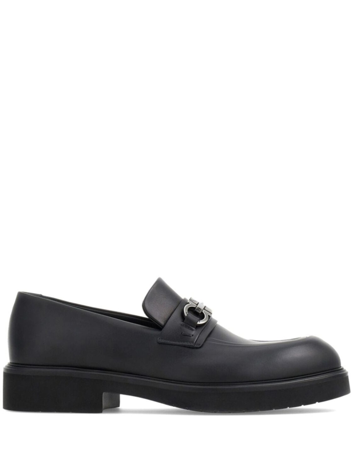 

Ferragamo лоферы с подвеской Gancini, черный