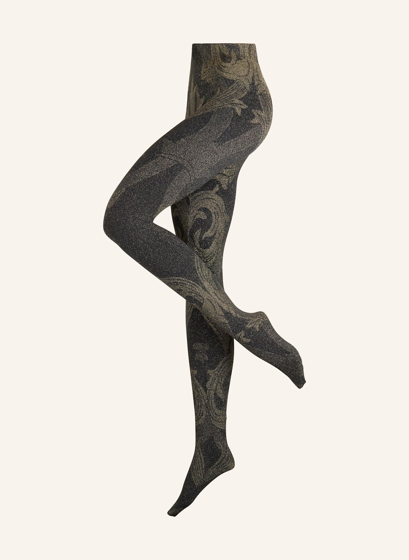 

Колготки с металлизированным жаккардом Wolford, мультиколор