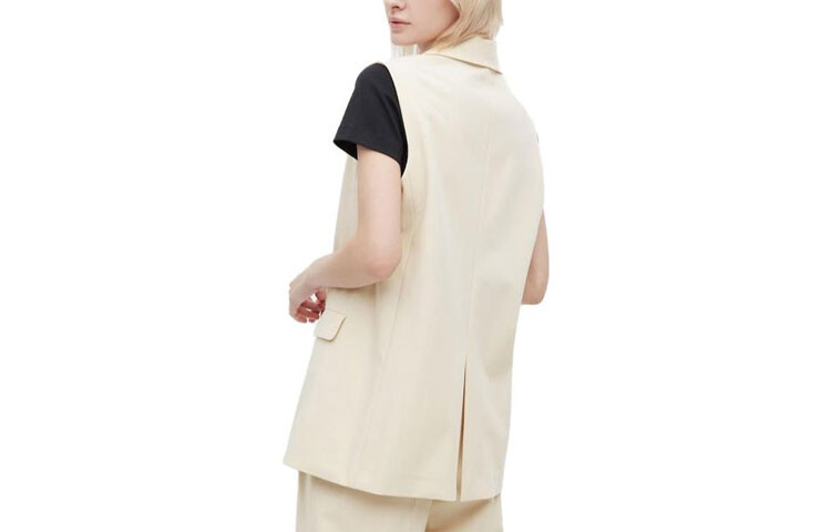UNIQLO Женский жилет, цвет Cream — фото 2
