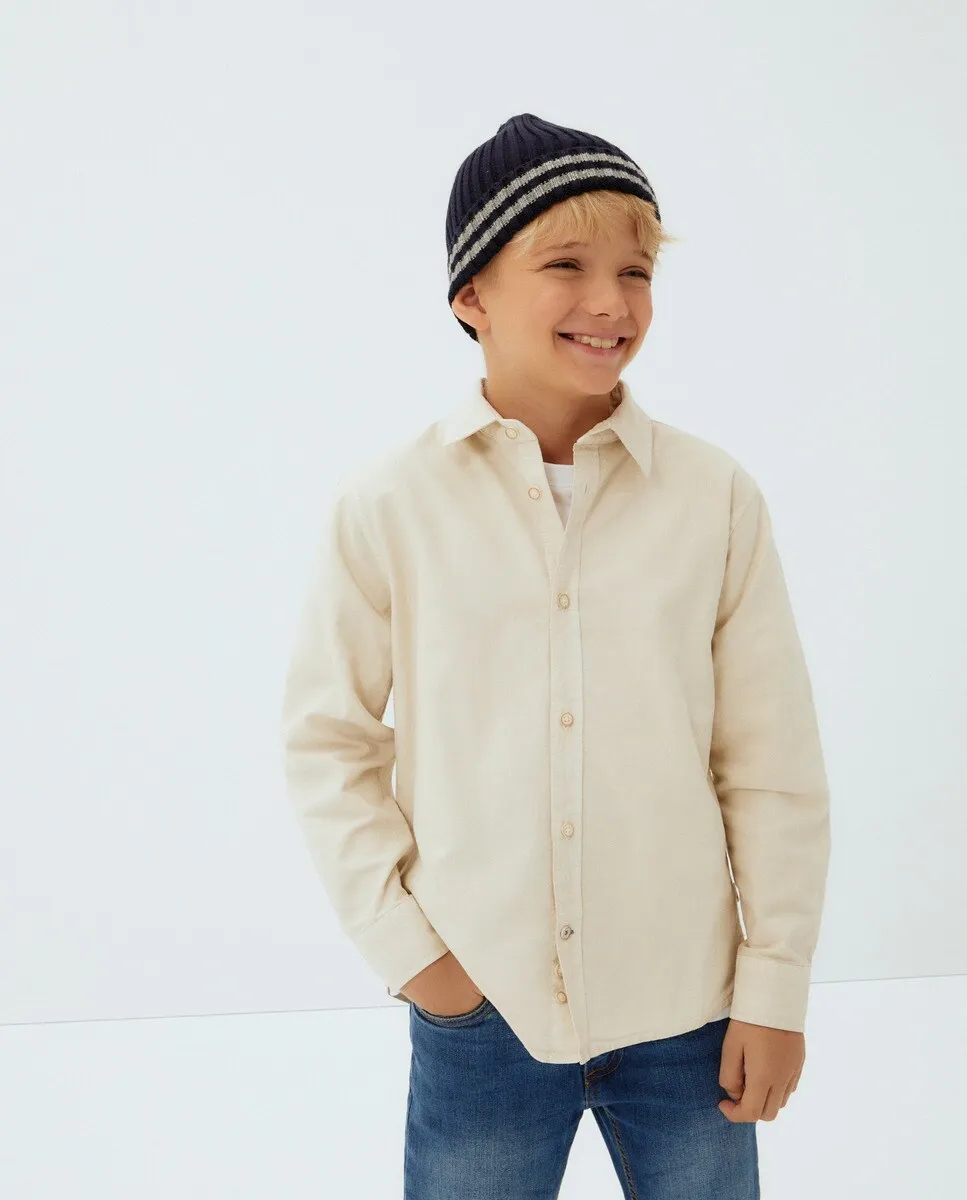 

Фэнтезийная оксфордская рубашка для мальчика Kids El Corte Inglés, цвет 120 Crudo