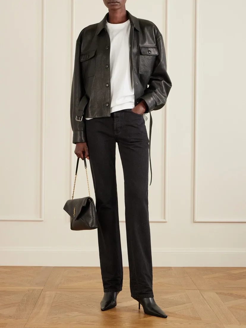 Футболка из хлопкового джерси SAINT LAURENT, белый — фото 2