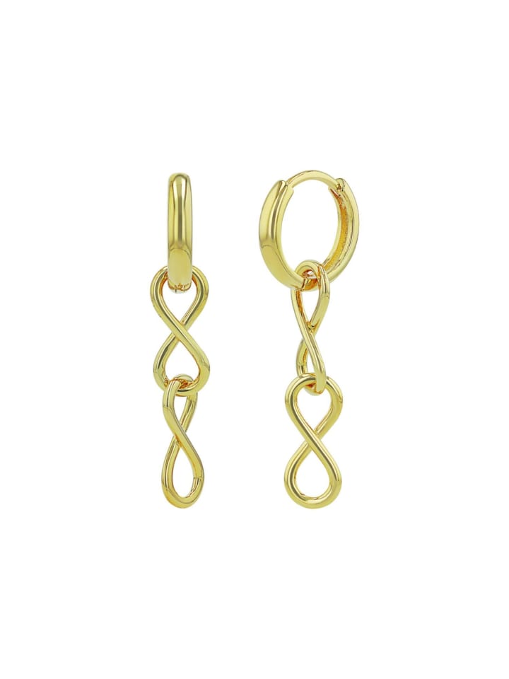 

Noelani Серьги Charm Creole из серебра 925 пробы, покрытого желтым золотом