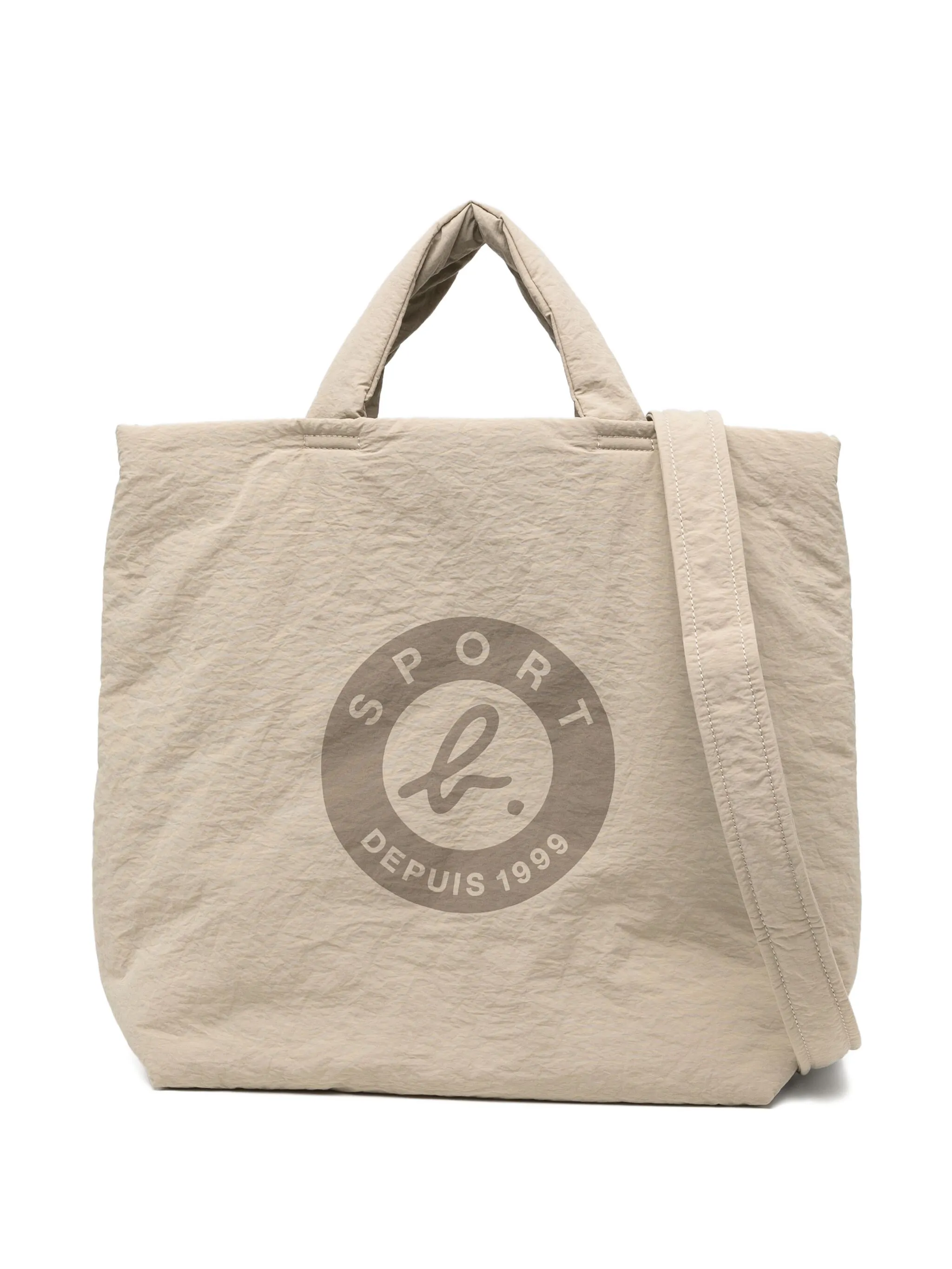 

Сумка-тоут с ручками и ремнем Sport B. By Agnès B., коричневый