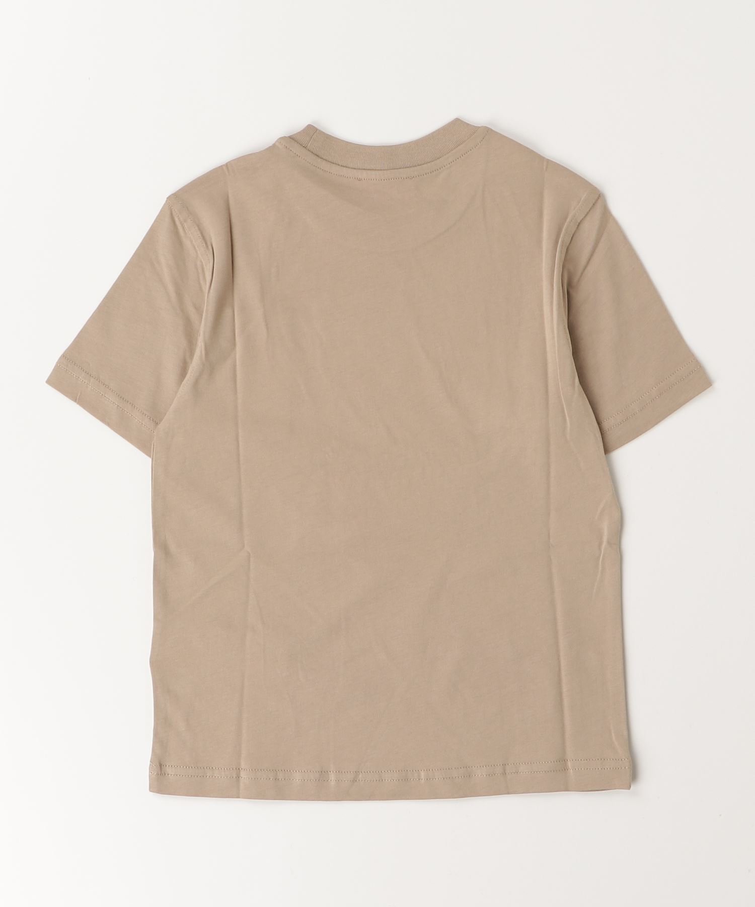 Детская футболка с коротким рукавом и логотипом бренда DIESEL, Light beige — фото 2