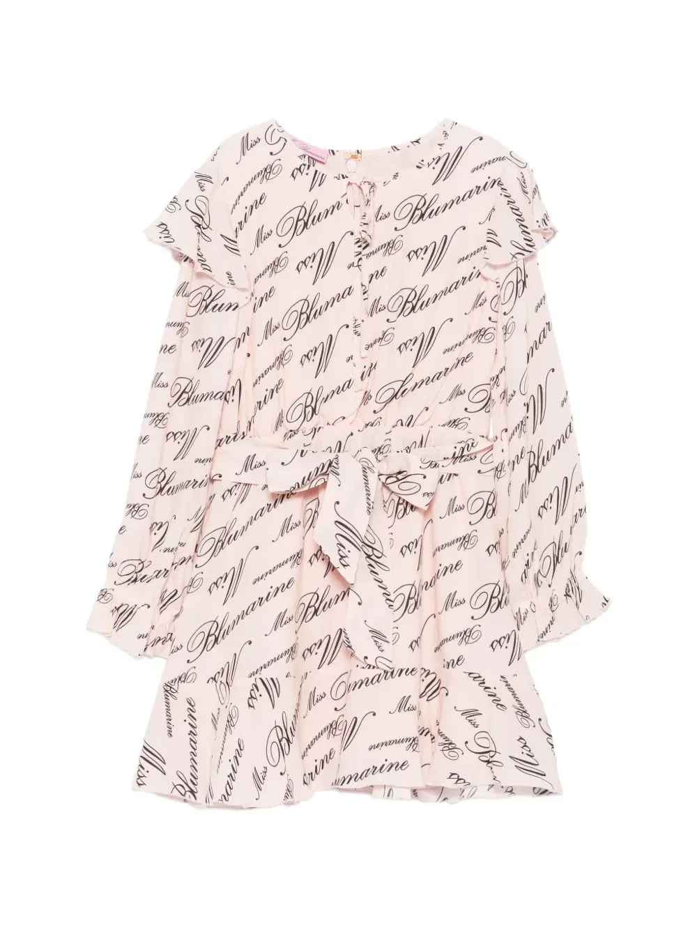 Платье с логотипом Miss Blumarine, розовый