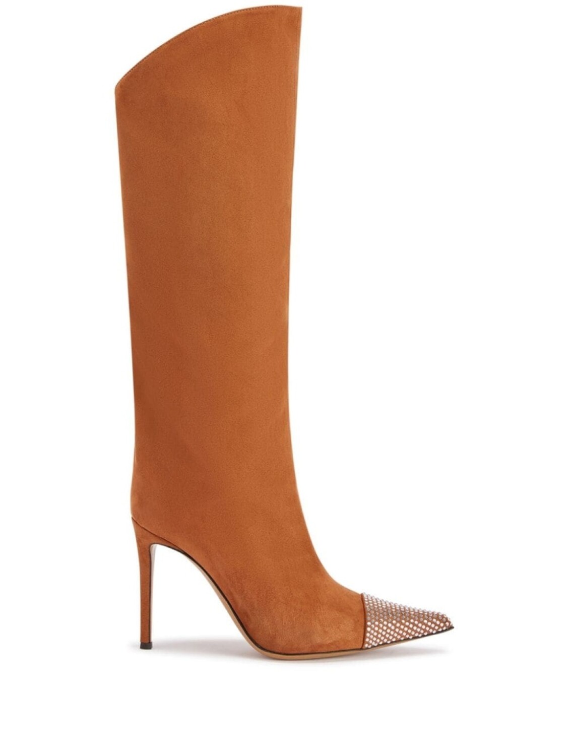 

Alexandre Vauthier сапоги с кристаллами, коричневый