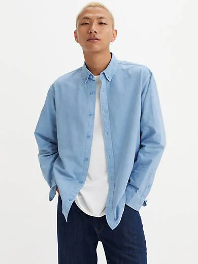 

Настоящая рубашка на пуговицах Levi's, синий