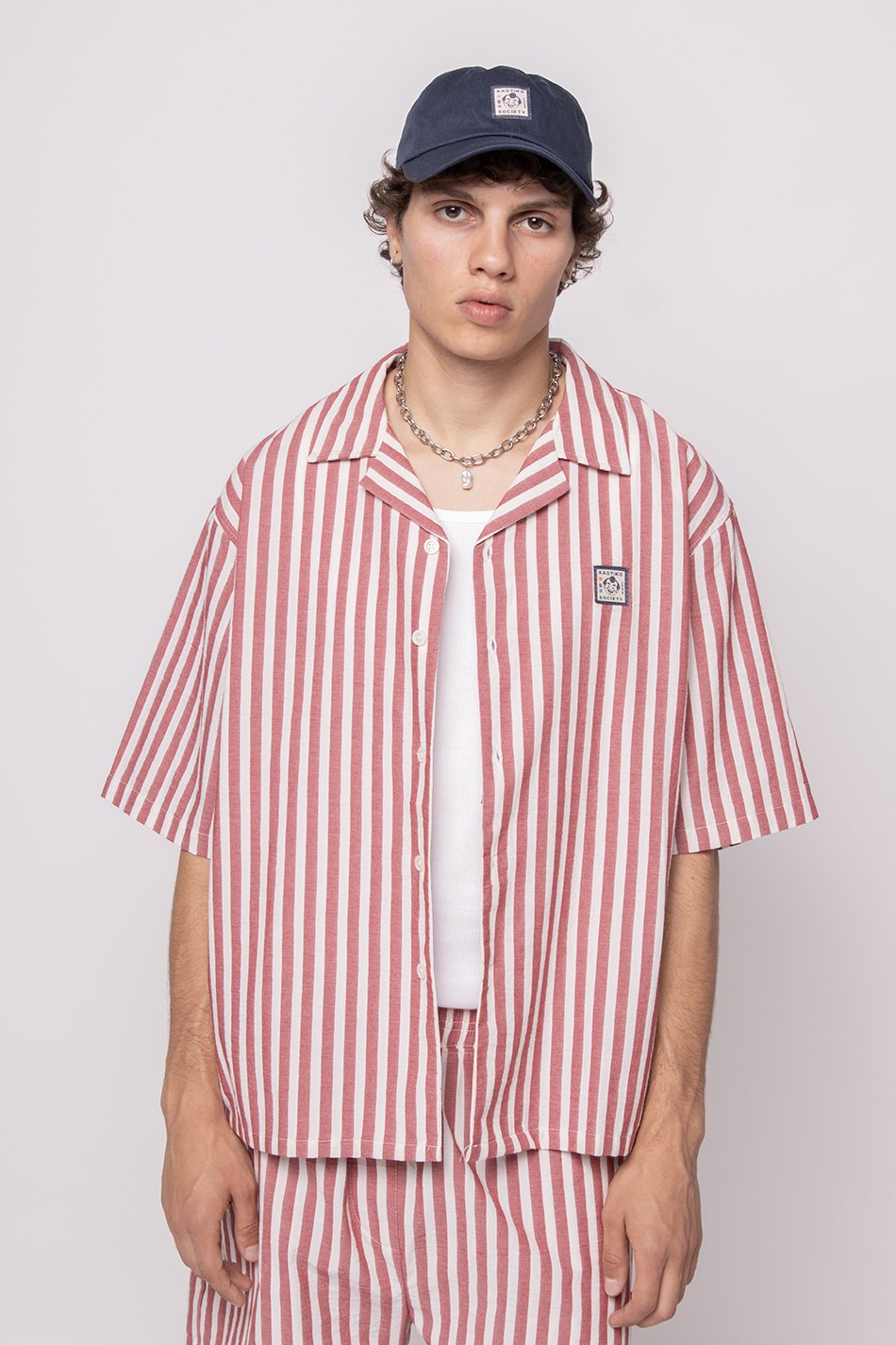 

Рубашка на пуговицах STRIPE SUMO UNISEX - Shirt Kaotiko, красный