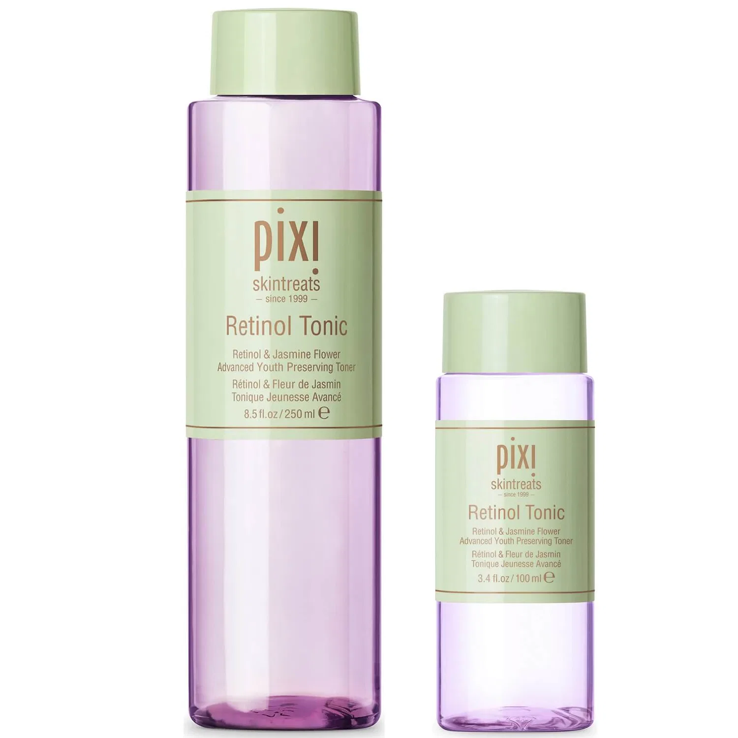 Набор Pixi — Эксклюзивный набор тоников с ретинолом для дома и отдыха , 100 мл