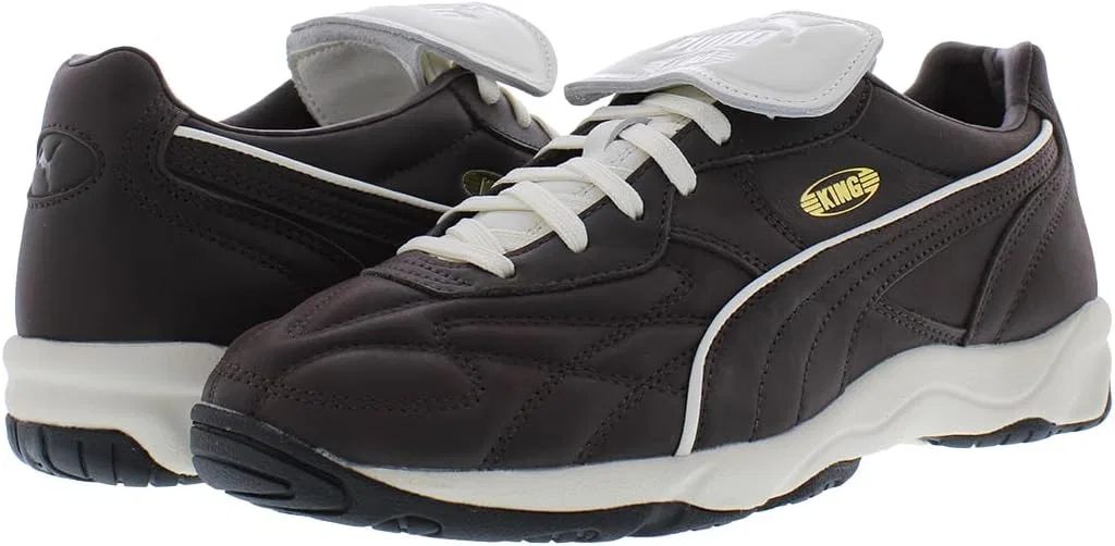 Мужские кроссовки Puma King для игры в помещении, Dark Chocolate White Brown — фото 3