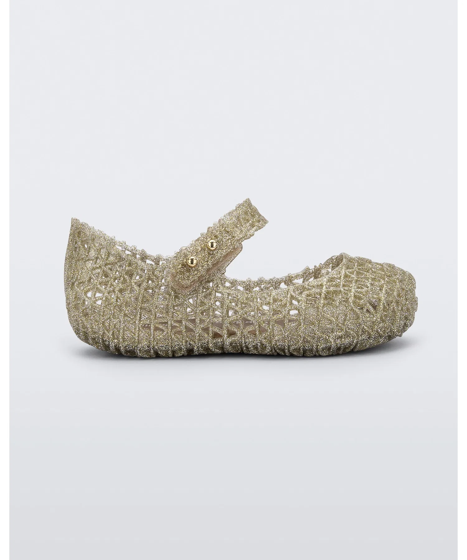 Детские балетки Melissa Campana Papel BB золотистые