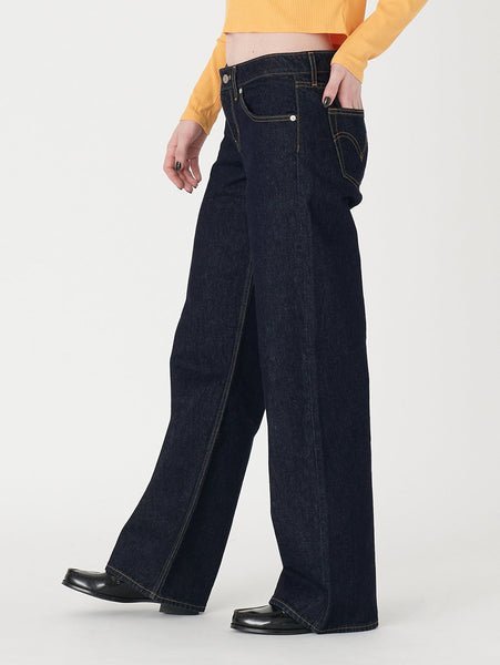 Джинсы Низкий свободный темно-индиговый. Мечтайте о приятных снах. Levi'S, Dark Indigo - Flat Finish — фото 3