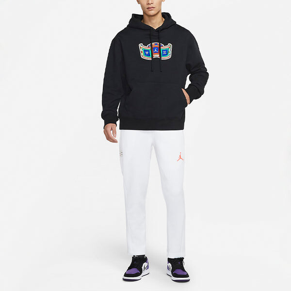 Толстовка Air Jordan MENS 'Chinese New Year' Casual Sports Black, черный — фото 3