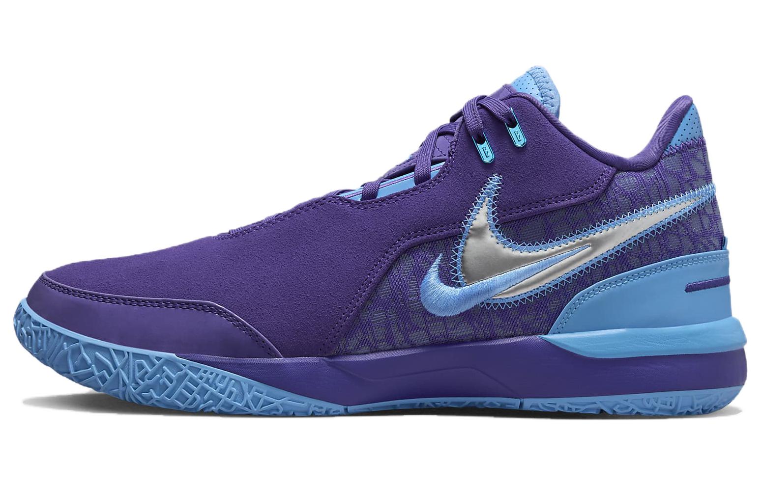 

Баскетбольные кроссовки Zoom LeBron NXXT Gen AMPD EP 'Summit Lake Hornets' Nike, цвет Purple Blue