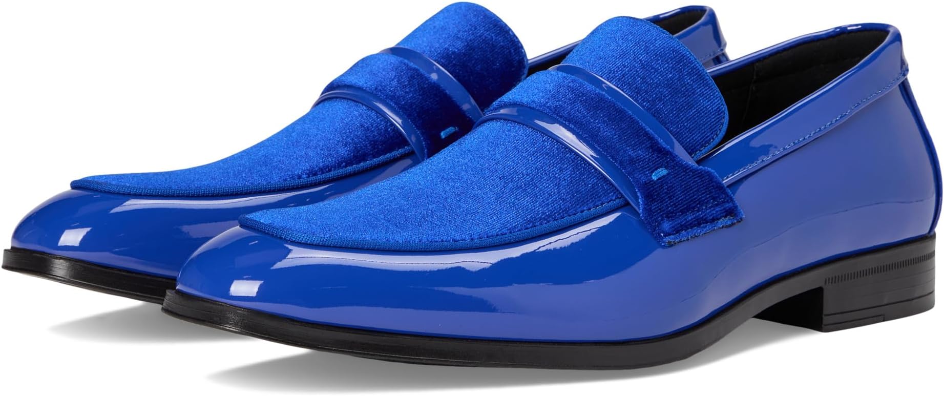 

Лоферы Stacy Adams Spratley Saddle Slip-On, цвет Royal Blue