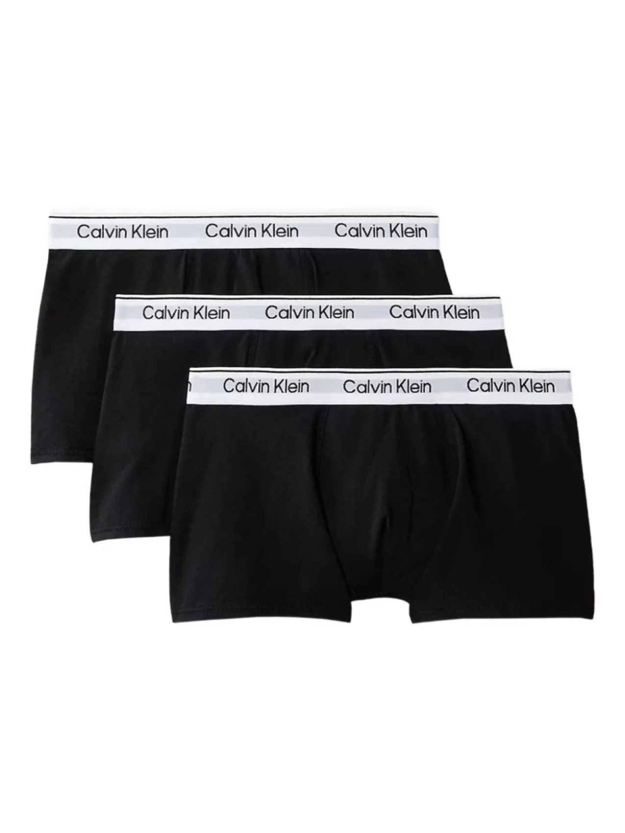 

Calvin Klein Kids комплект из трех боксеров с логотипом, черный